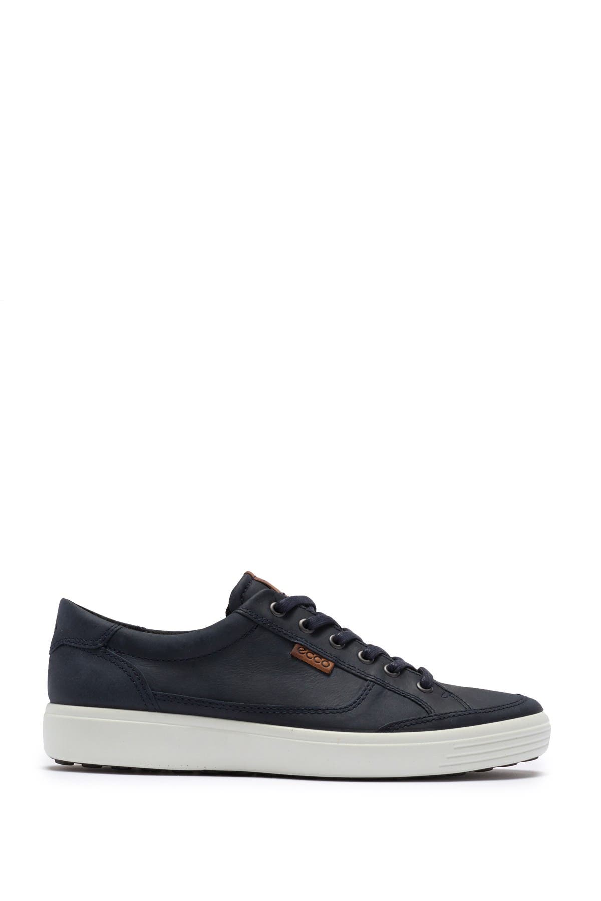 ecco soft 7 long lace perforated sneaker
