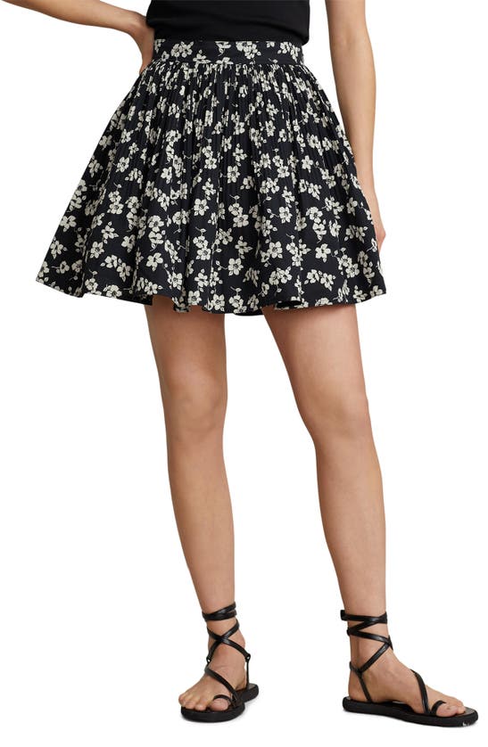 Ian Floral A-line Skirt In 1380 Romantic Hibiscus