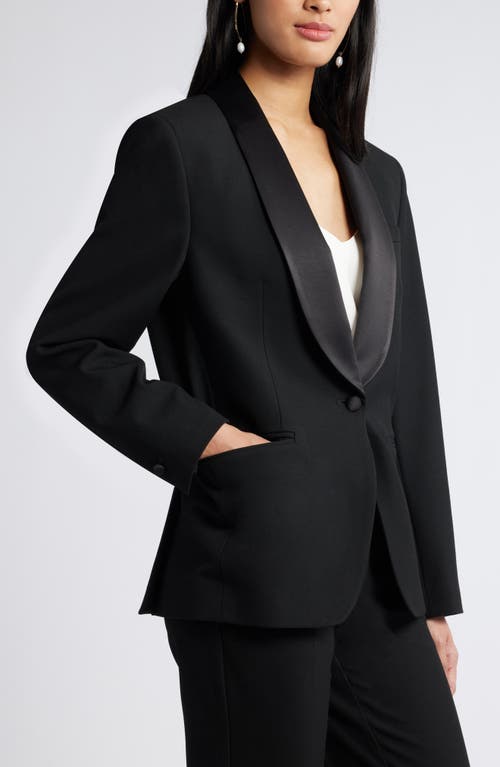 Shop Nordstrom Tuxedo Jacket In Black