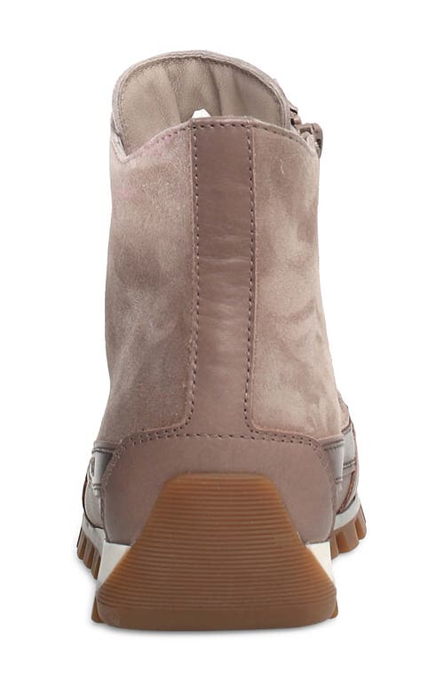 Candice Cooper Beige Nappa Leather High-top Sneaker In Taupe