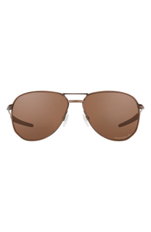 Oakley 57mm Pilot Polarized Sunglasses In Brown
