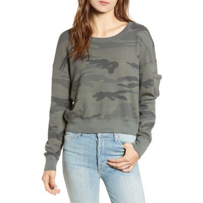 Splendid Thermal Crop Top, Green