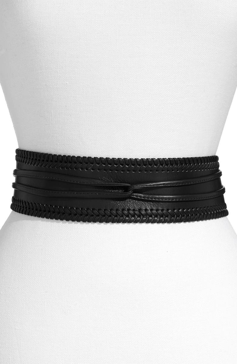 Lafayette 148 New York Leather Obi Belt | Nordstrom