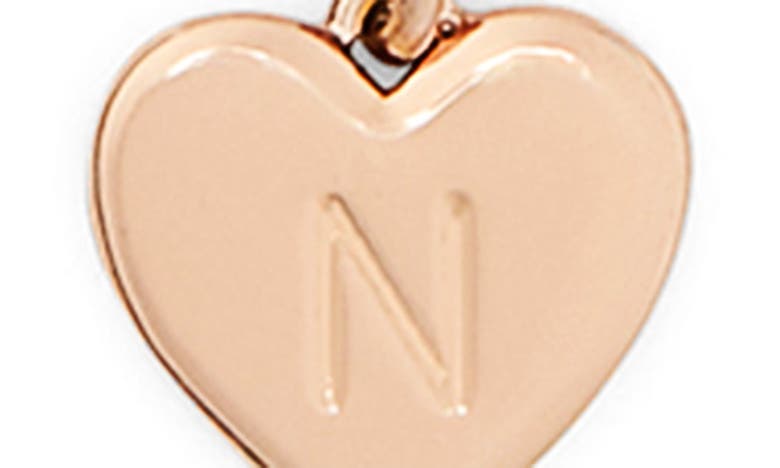Shop Kate Spade Initial Heart Pendant Necklace In Gold - N