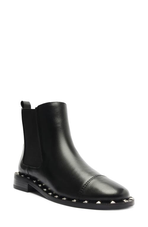 Schutz Tanner Studded Chelsea Boot Black Leather at Nordstrom,