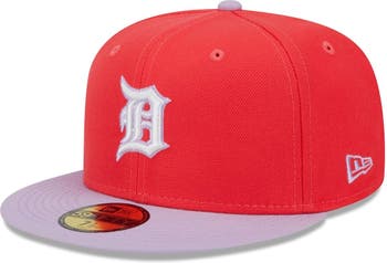 Men's New Era Stone/Navy Detroit Tigers Retro 59FIFTY Fitted Hat