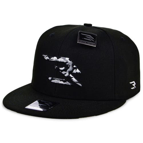 Men's 3BRAND by Russell Wilson Black/Camo Fashion Fitted Hat