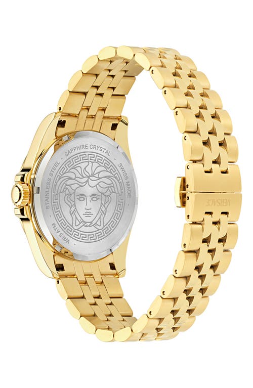 Versace Anteo Watch, 41mm In Ip Yellow Gold