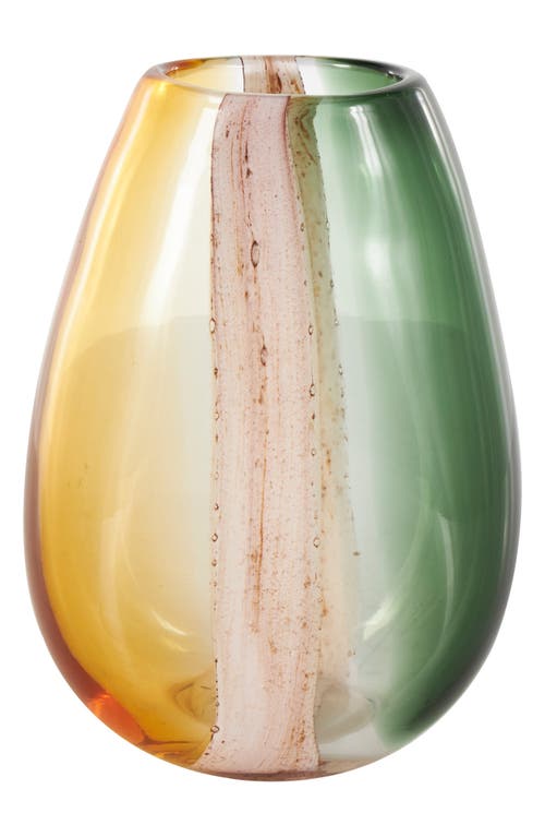 Vivian Lune Home Multicolor Glass Vase In Multi Colored