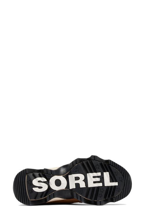 Sorel Kinetic Impact Caribou Plus Waterproof Sneaker Bootie In Tawny Buff/black