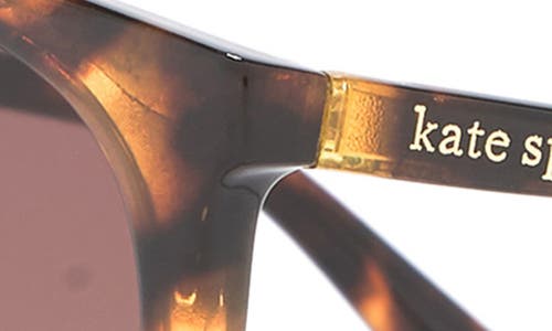 Shop Kate Spade New York Jolene 55mm Round Sunglasses In Havana/brown Sf