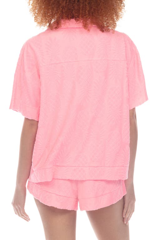 Honeydew Intimates Easy Does It French Terry Short Pajamas In Sundown Pineapples