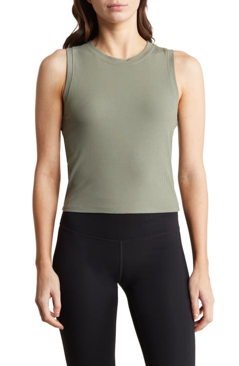 Marika Women's Activewear Singlet Tank Workout Shirt, Lime-A-Rita, S