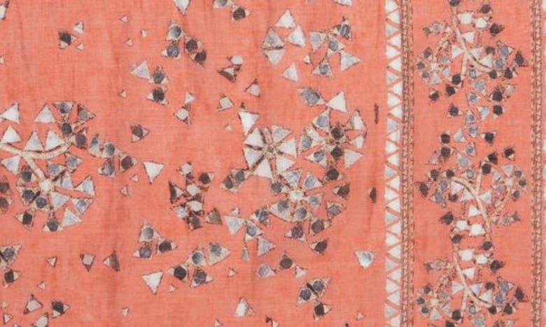 Shop Isabel Marant Luana Cotton & Silk Pareo In Shell Pink