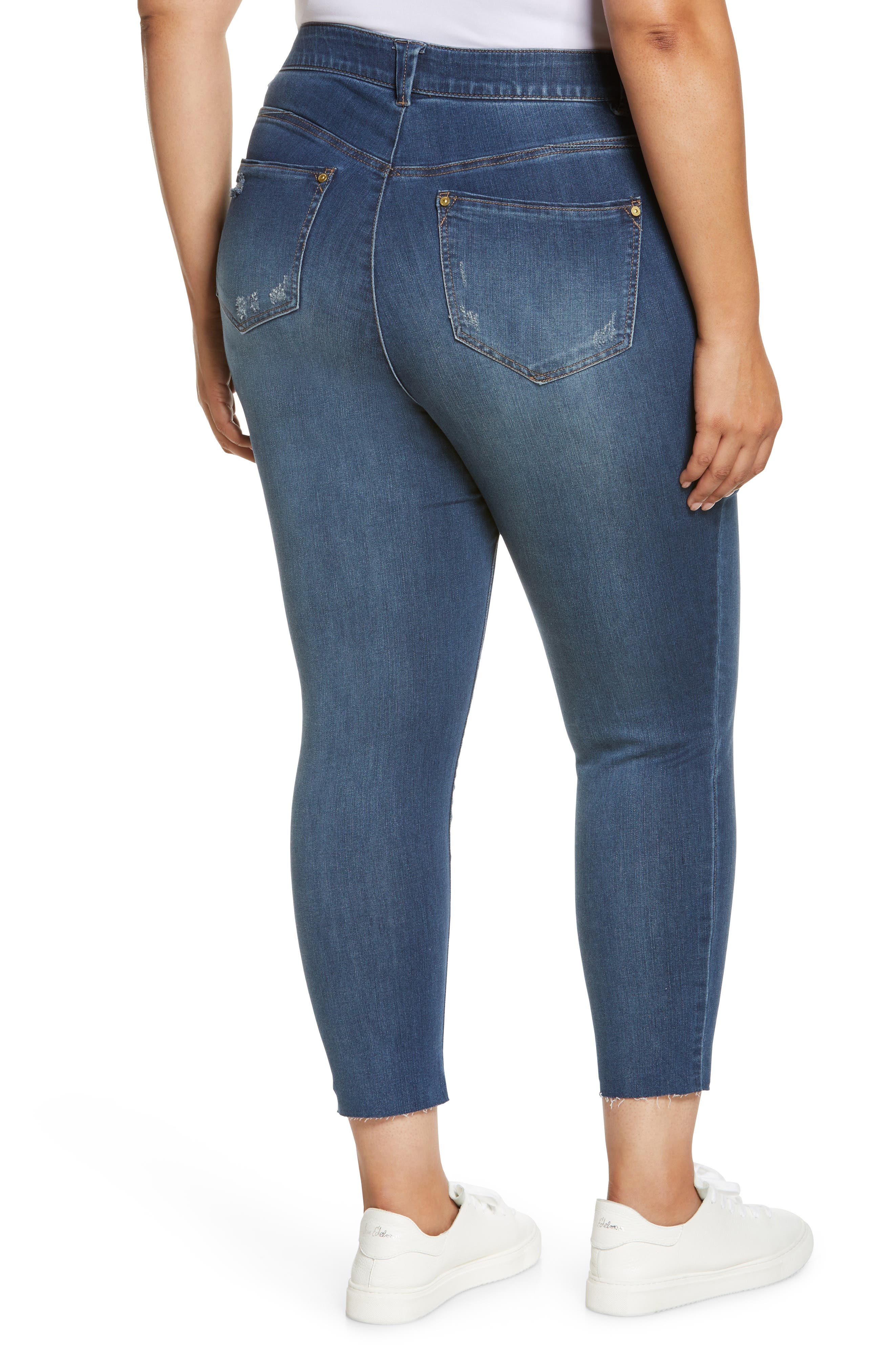 Raw Hem Ankle Skimmer Jeans | Nordstrom