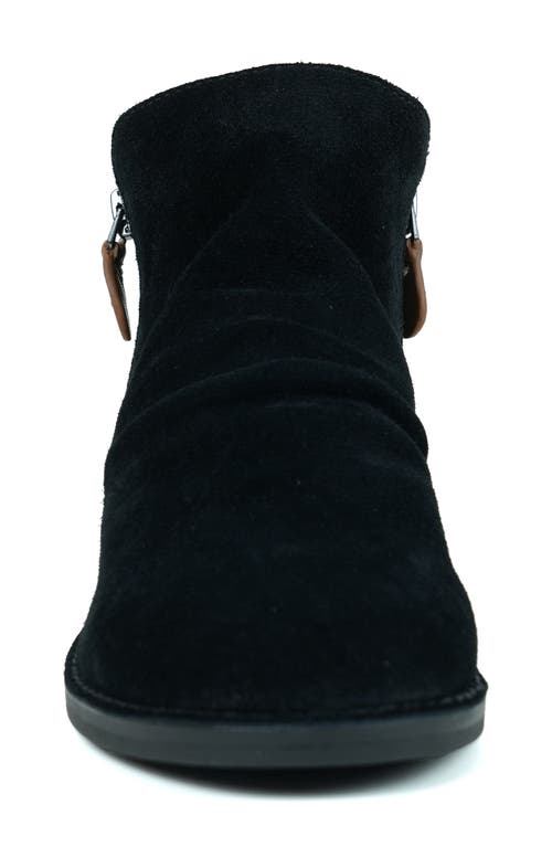 Shop Gentle Souls By Kenneth Cole Emma Ankle Bootie In Black Suede