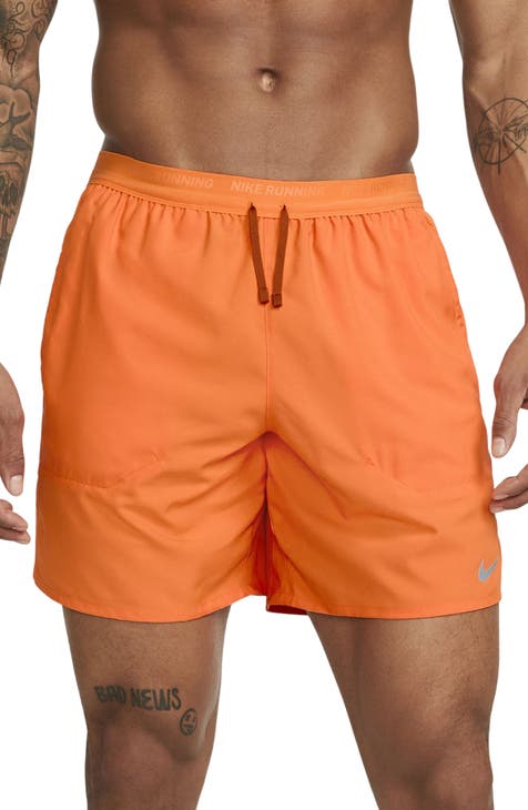Men's Orange Big & Tall Shorts