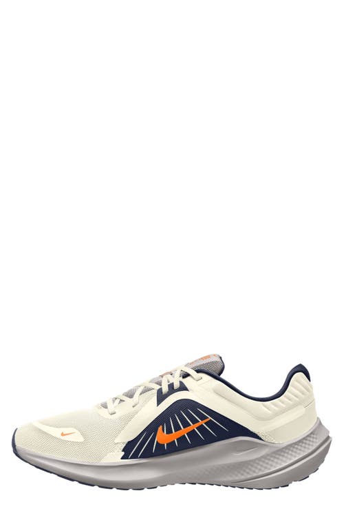 Shop Nike Quest 5 Road Running Shoe In Sail/total Orange/blue