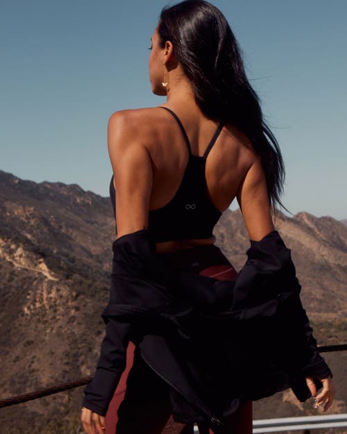 Rebody Active Luna Cloudlux Bra In Metropolis Black/black