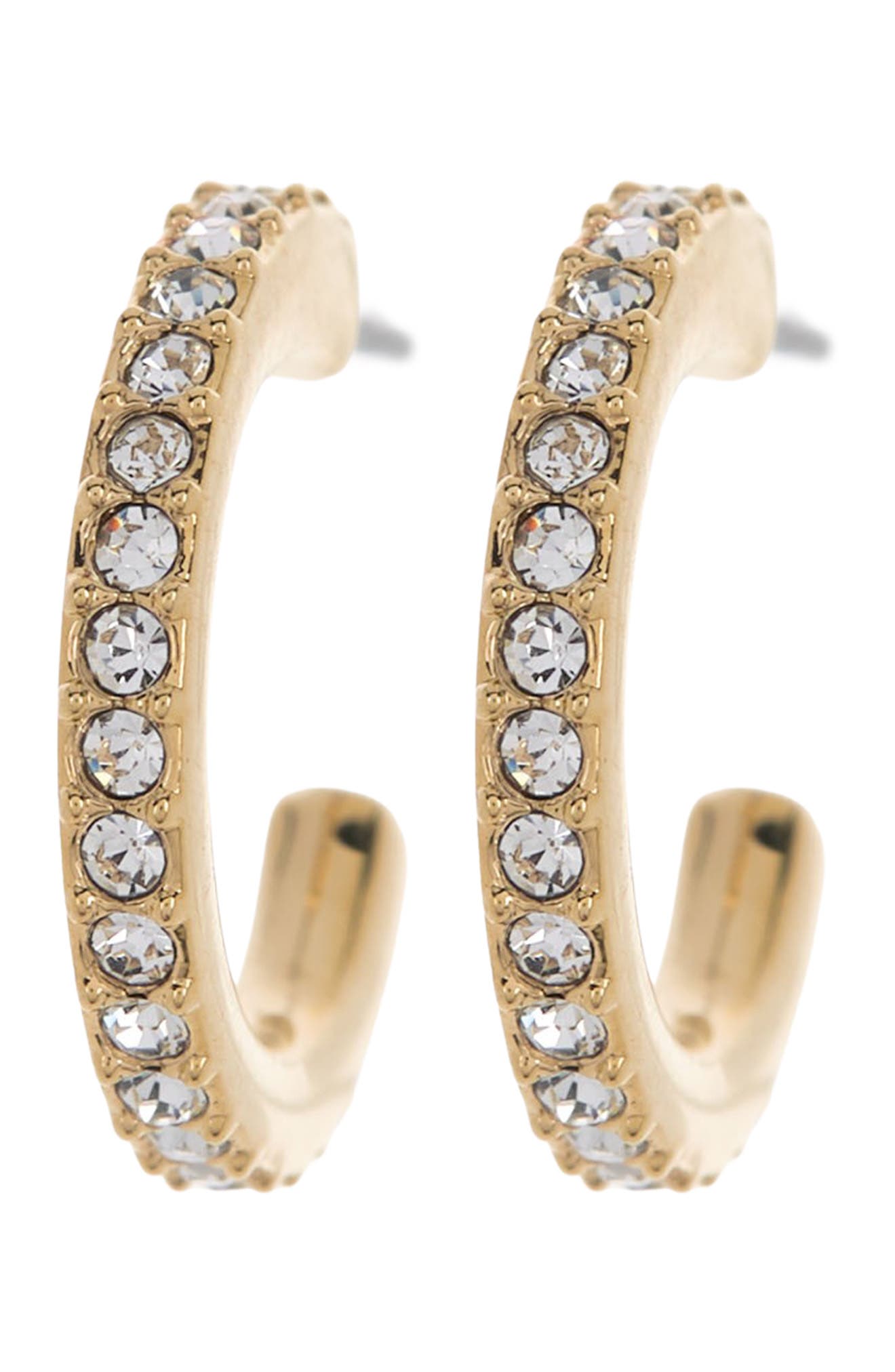 NADRI Pave Hoop Earrings Nordstromrack