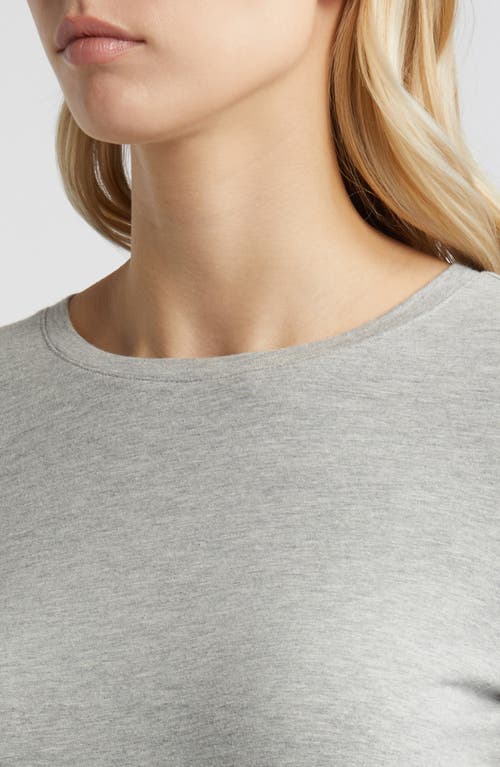 Caslonr Caslon(r) Crewneck Long Sleeve T-shirt In Grey Heather