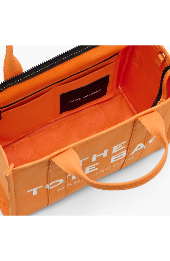 Shop Marc Jacobs The Canvas Medium Tote Bag In Tangerine