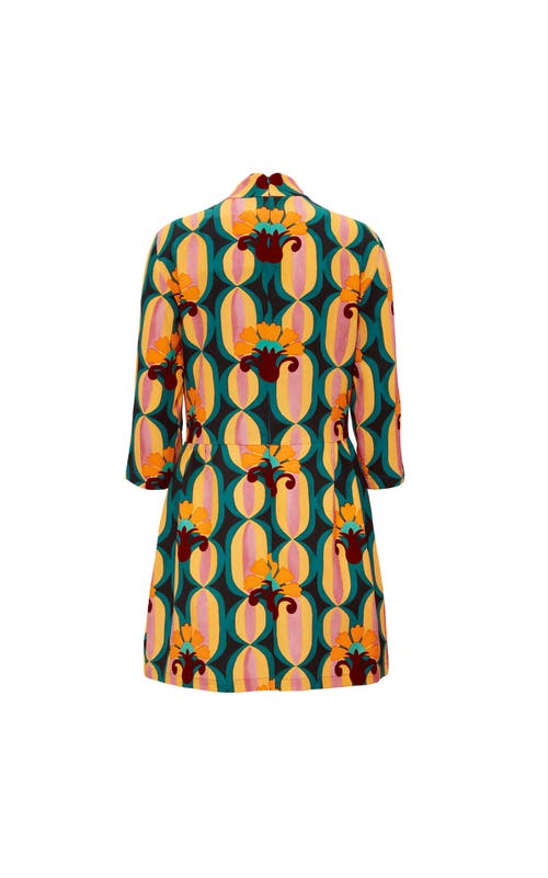 La Doublej Juliet Mini Dress In Arcturus Blue Petrol