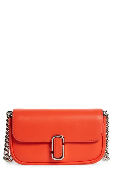 The Snapshot of Marc Jacobs - Green, turquoise and coral colored printed  leather rectangular bag with shoulder strap for women