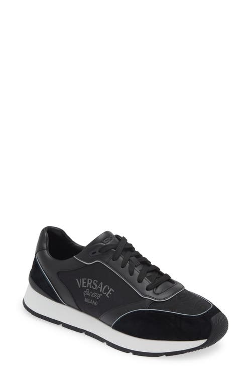 Versace Milano Sneaker 1B000-Black at Nordstrom,