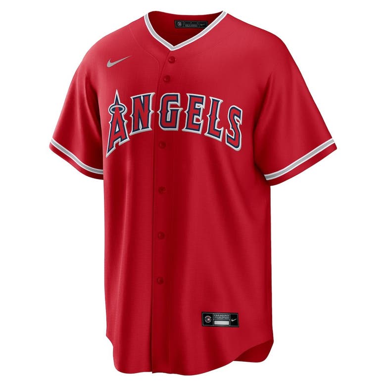 Nike Shohei Ohtani Red Los Angeles Angels Alternate Replica Player Name ...