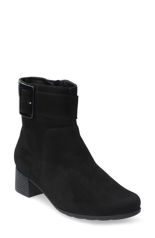 Mephisto Gianina Block Heel Bootie Black at Nordstrom,