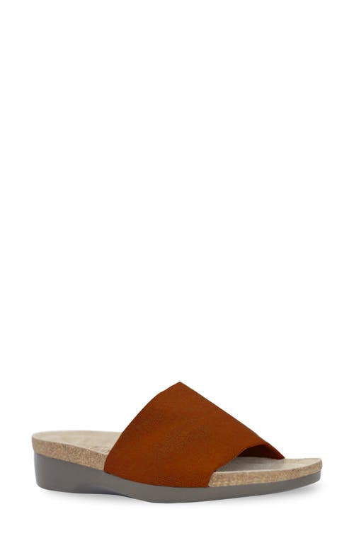 Munro Casita Slide Sandal Brick Fabric at Nordstrom,