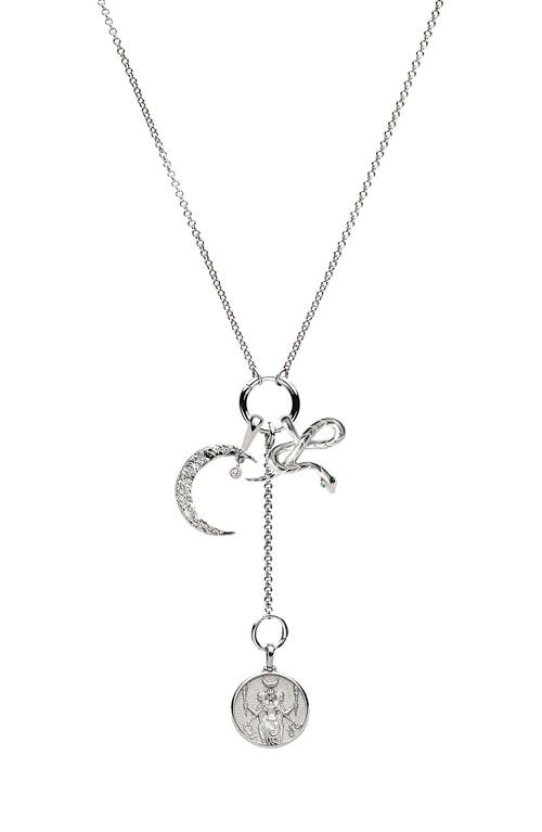 Awe Inspired Mini Hecate Pendant Necklace in Sterling Silver
