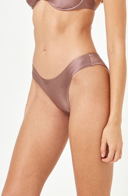 Shop L*space Lspace Rocky Classic Bikini Bottoms In Smoky Quartz