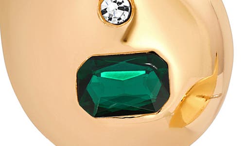 Ettika Teardrop Statement Earrings In Green