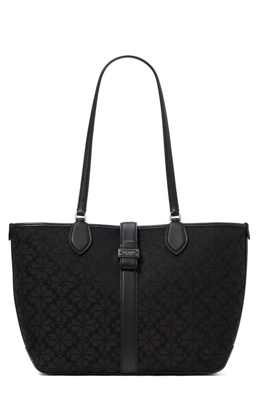 Shop Kate Spade New York Spade Flower Jacquard Tote In Black Multi