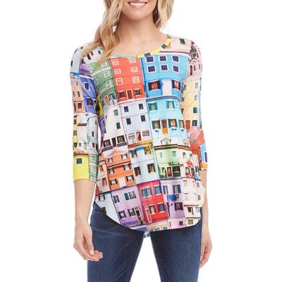Karen Kane Graphic Tee, Red