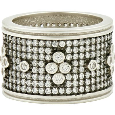 Freida Rothman Clover Wide Band Ring