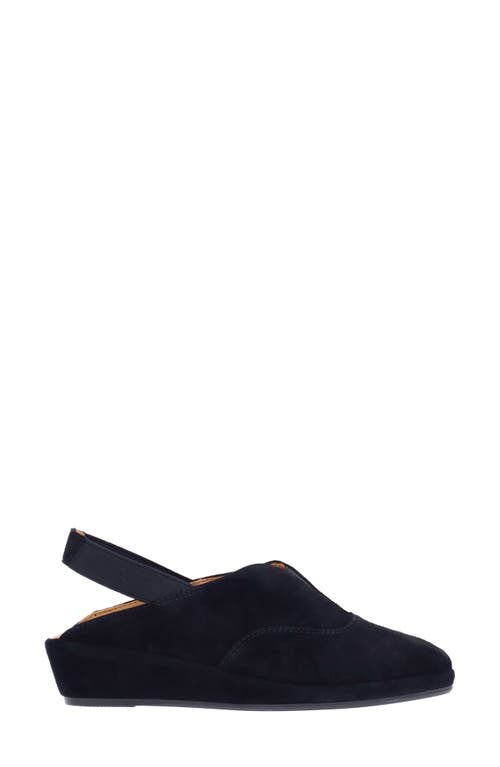 L'amour Des Pieds Burnell Wedge Slingback Pump In Black