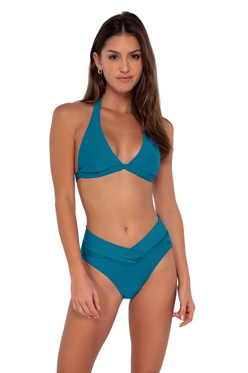 Sunsets Summer Lovin V-front In Avalon Teal