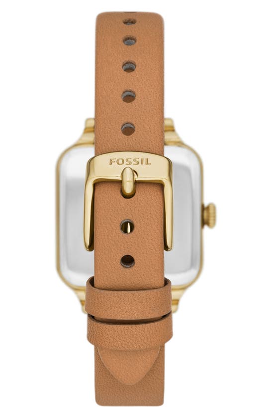 Fossil Women's Colleen Three-hand, Gold-tone Stainless Steel Watch In Gold