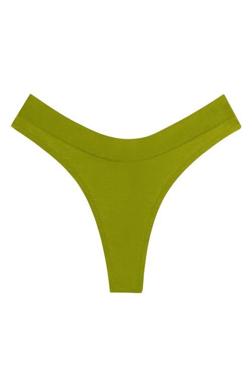 Shop Cuup The Modal Thong In Leaf