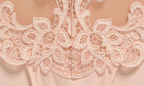 Simone Perele 'saga' Embroidered Boyshort Briefs In Pink Coral