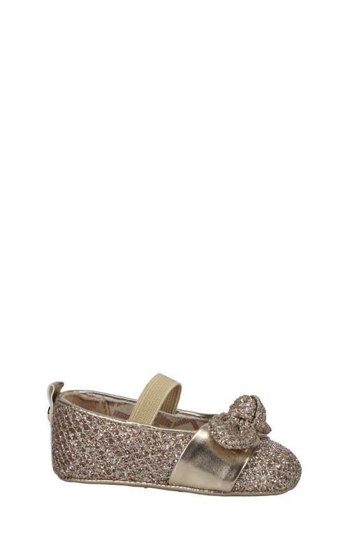 Shop Michael Michael Kors Kellie Glitter Mary Jane In Gold