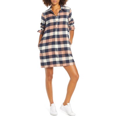 Patagonia Fjord Flannel Shirtdress, Pink