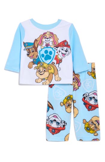 Shop Ame X Paw Patrol® Fleece Two-piece Pajamas In Blue