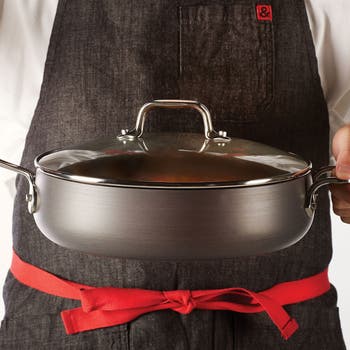 All-Clad HA1 Hard Anodized Nonstick Covered Sauté & Fry Pan 3