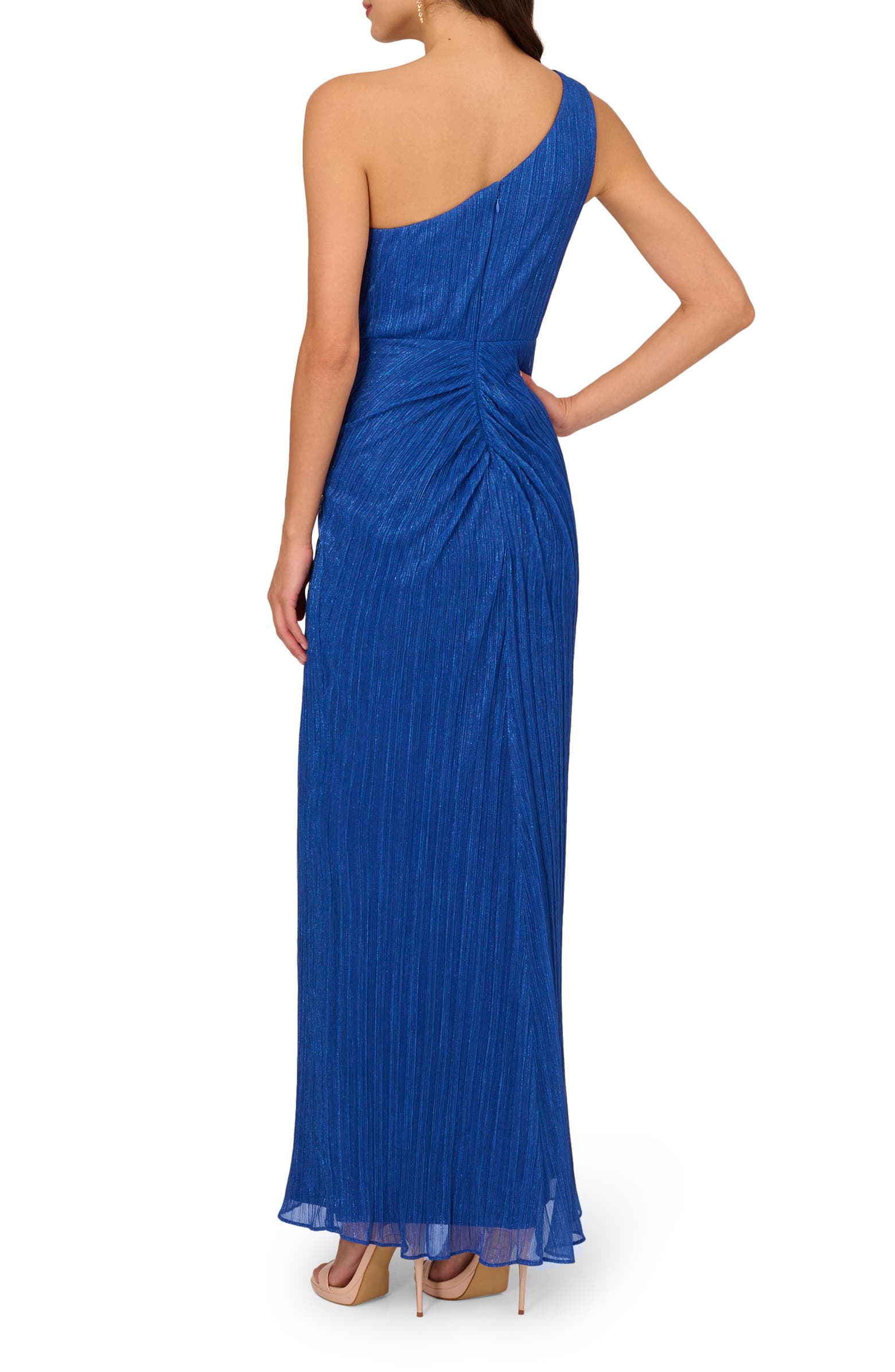 Adrianna Papell One-Shoulder Evening Gown | Nordstrom