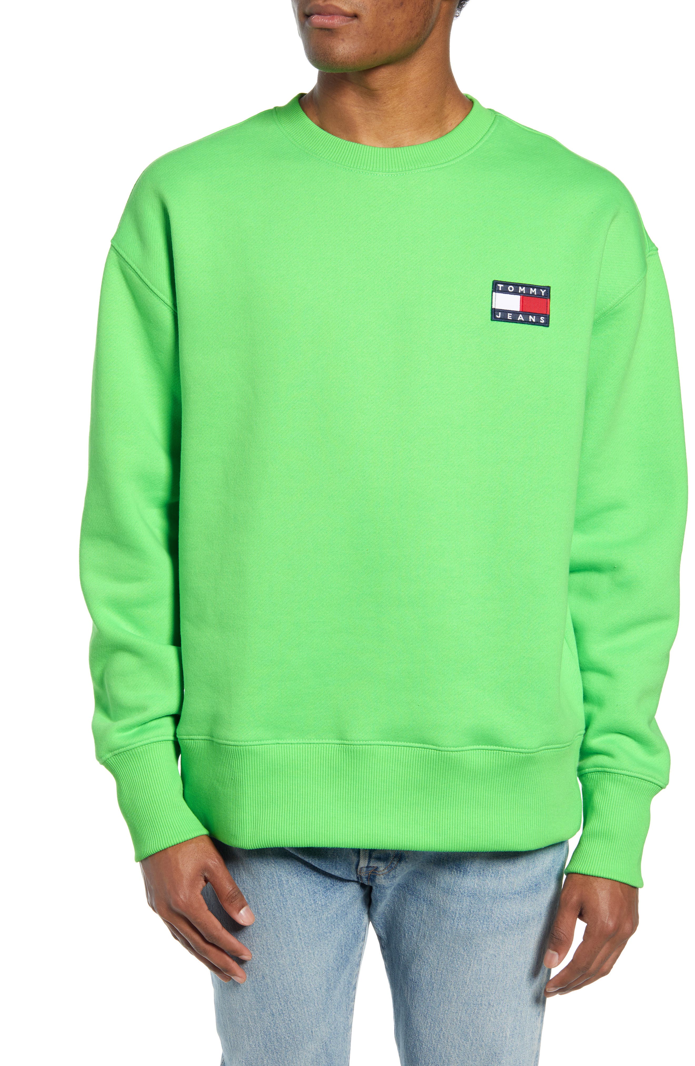 tommy jeans signature crew neck sweatshirt