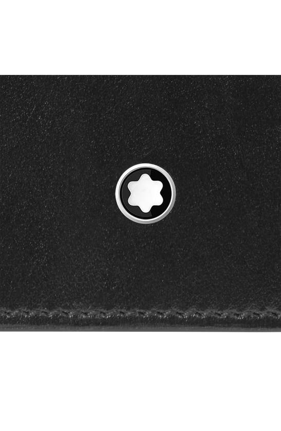 Shop Montblanc Meisterstück Leather Passport Holder In Black